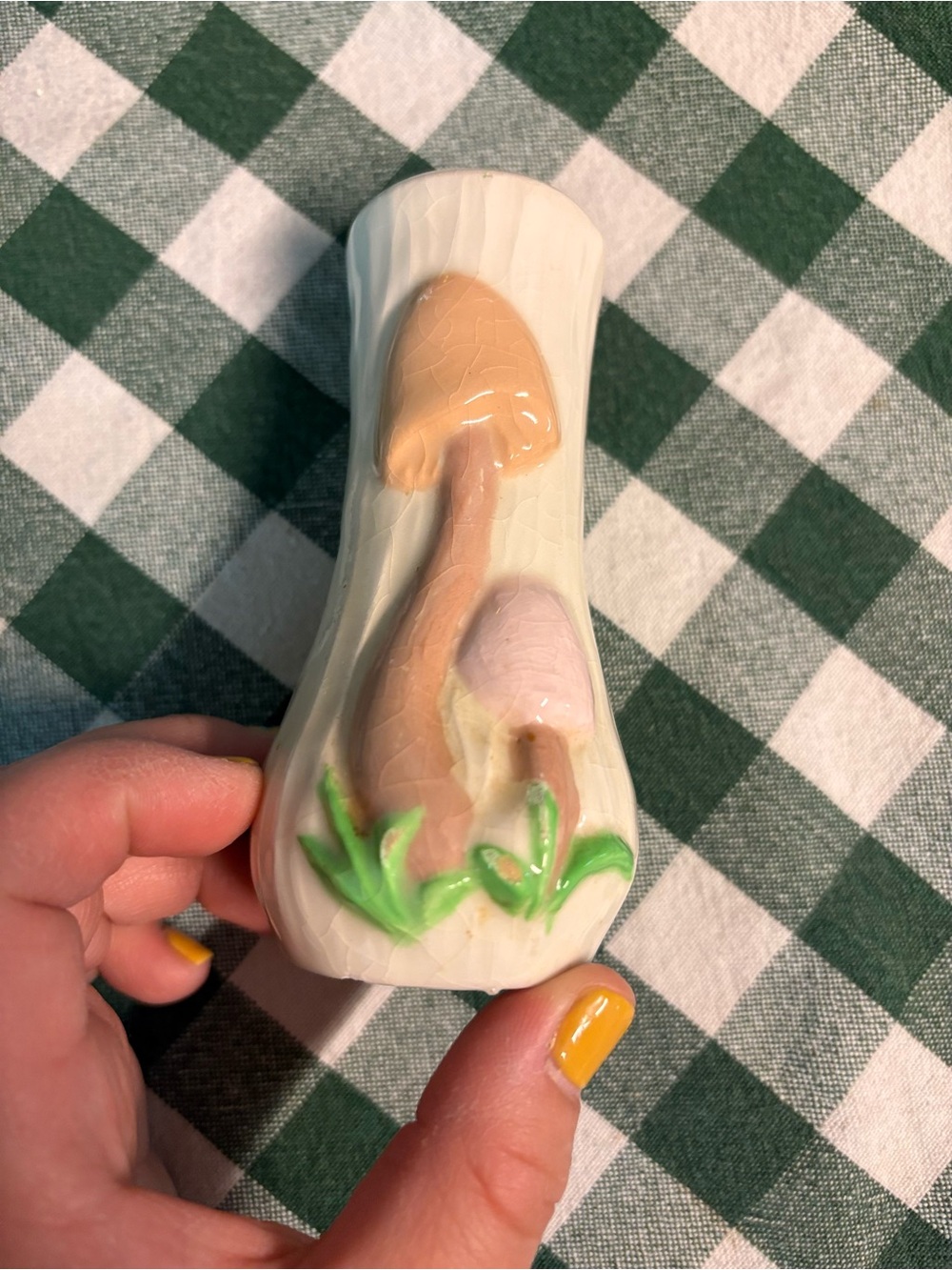 Vintage Ceramic Mushroom Pepper Shaker